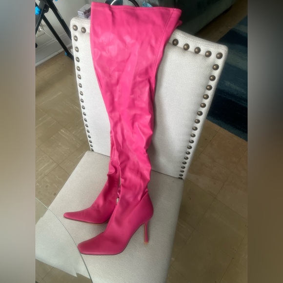 New York & Company NWT Natalia Over the Knee Boots. Zippered side. 🩷🩷 - Picture 2 of 6